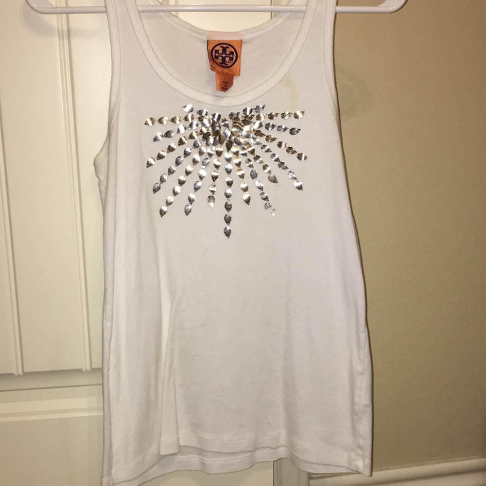 Tory Burch Embellished Tank